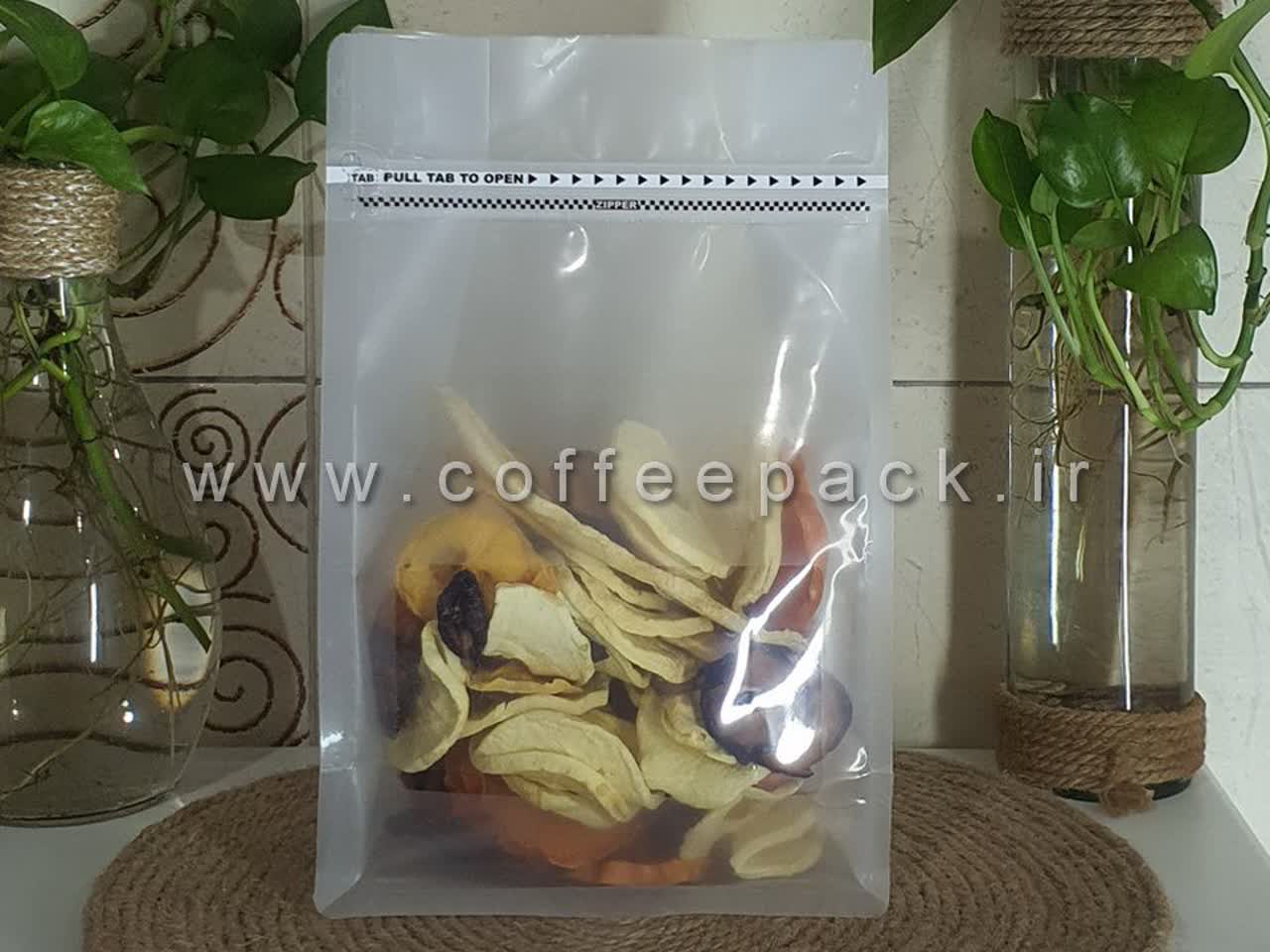 پاکت بسته بندی میوه خشک